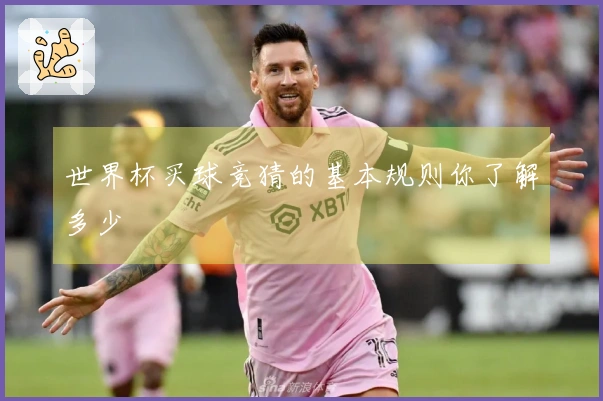 世界杯买球竞猜的基本规则你了解多少